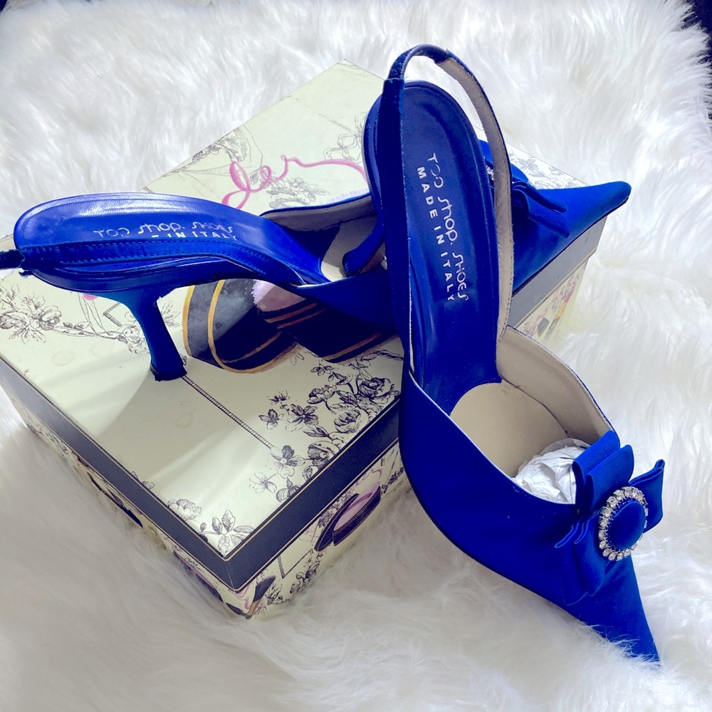 Cobalt blue Cocktail shoes